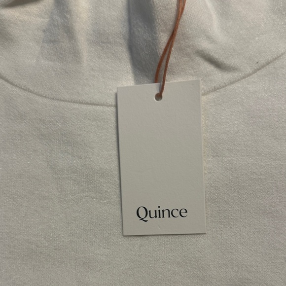 Quince Women's Cream Mock Neck Eco-knit Sweater in XL NWT - Picture 6 of 9